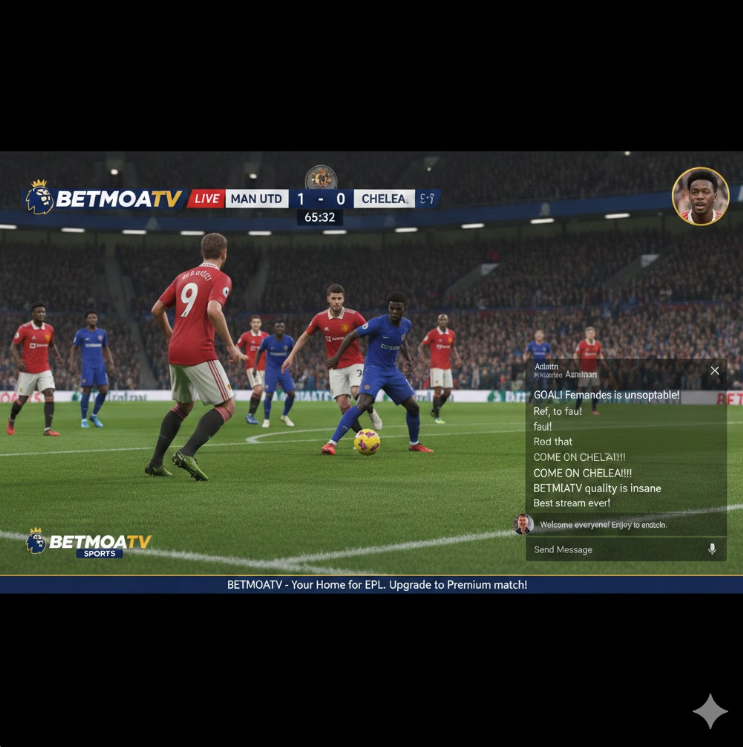 벳모아티비 축구 중계 화면