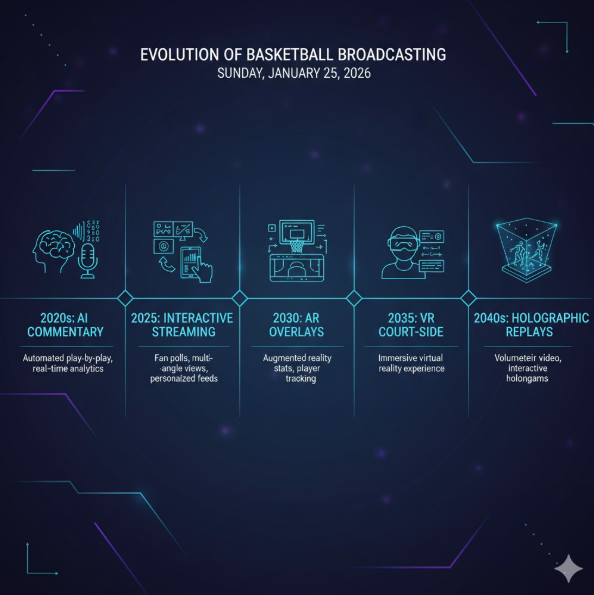 단순한 시청을 넘어 **'경험하는 중계'**로 변화하는 미래 스포츠 미디어의 비전을 명확하게 보여줍니다.