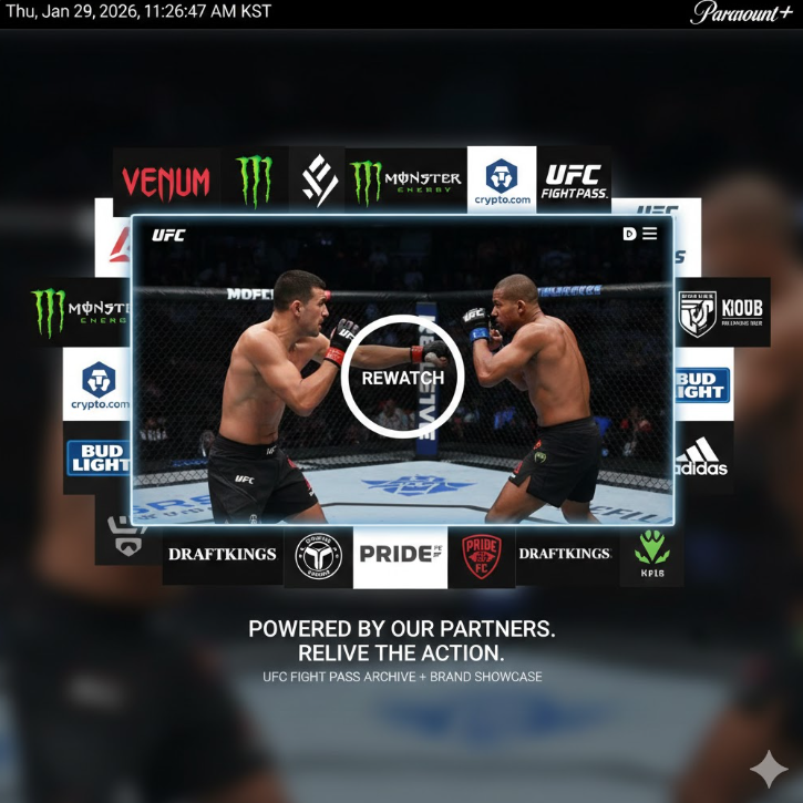 파트너사들과 함께하는 이 서비스는 팬들에게 옥타곤의 감동을 언제 어디서든 생생하게 재현해 줍니다.