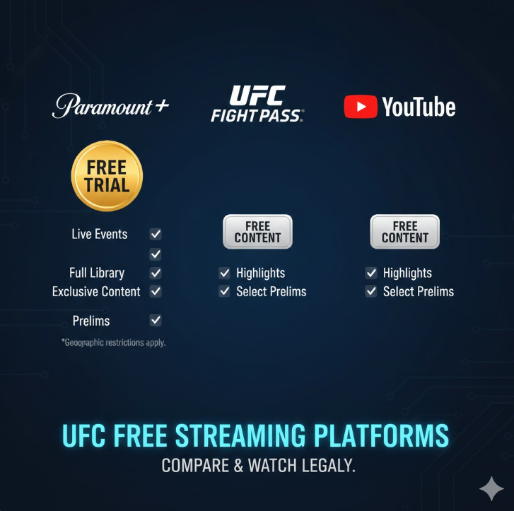 비교 차트: 플랫폼별 제공 서비스(무료 체험, 하이라이트, 프릴림 경기 등)를 한눈에 비교하여 팬들이 안전하게 선택할 수 있도록 돕습니다