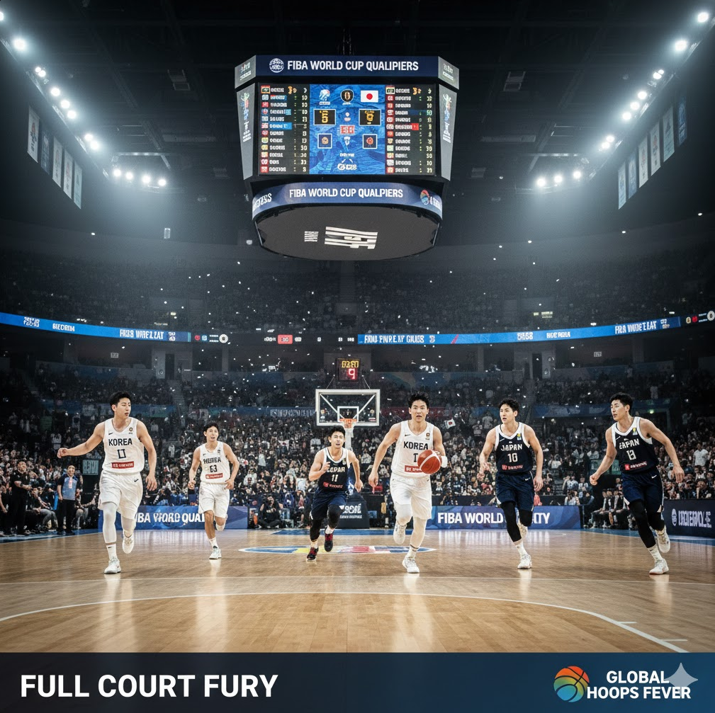 코트를 누비는 순간을 포착해 팀워크와 국가적 자긍심을 고취합니다.