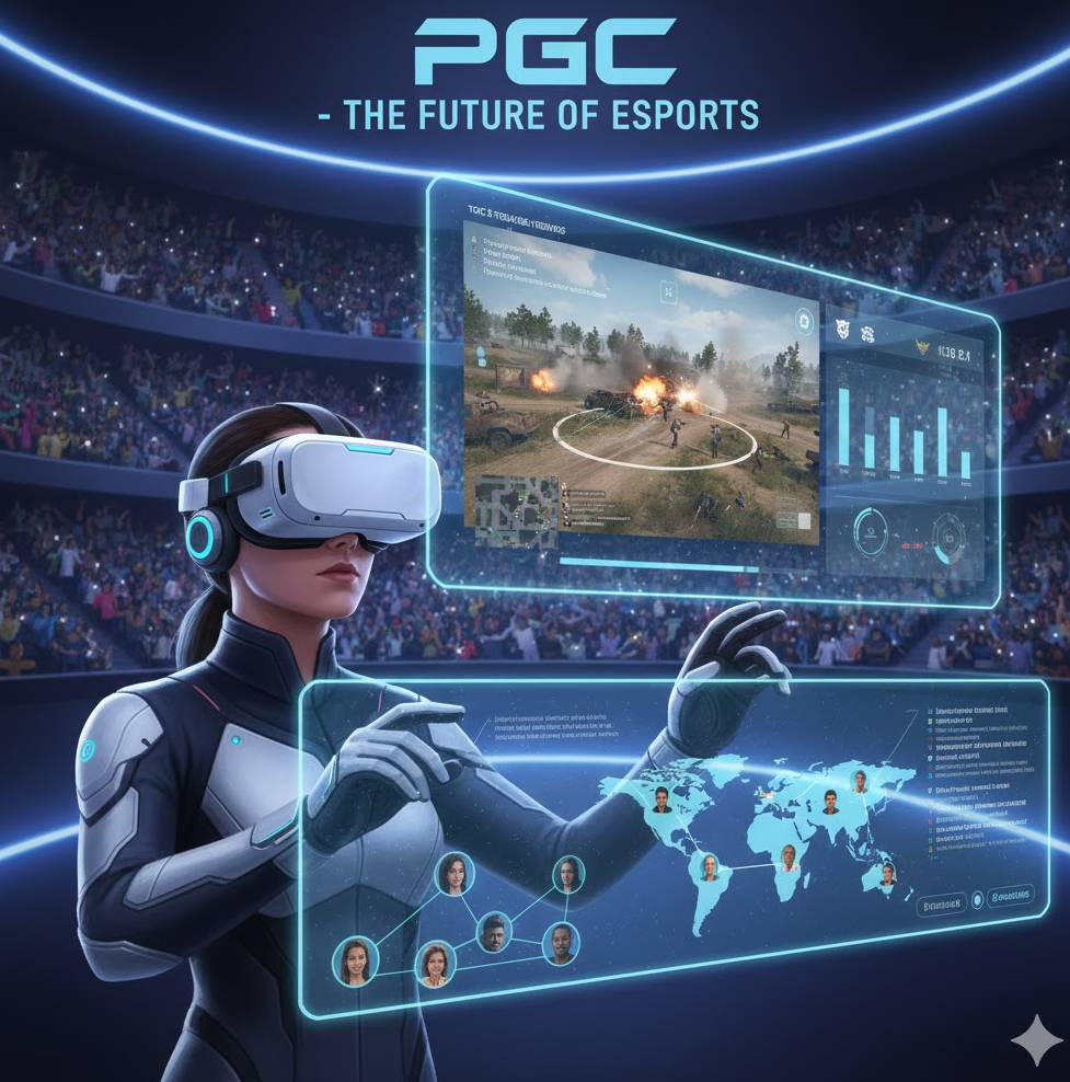 배틀그라운드(PUBG) 중계 미래 콘셉트 일러스트